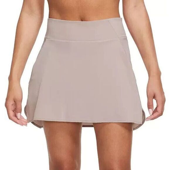 Nike DV9455-272 Women's Sz 2XL Taupe Dri-FIT Bliss Mid-Rise Training Skort - Picture 10 of 12